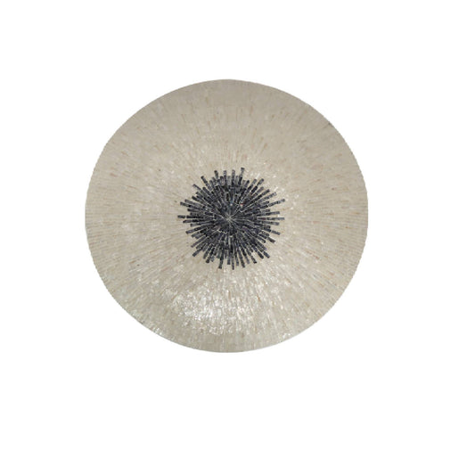 Vojtech Wit Rond Bamboe Wandpaneel L 90x90x8 cm