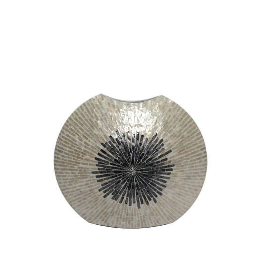 Vojtech Wit Ovale Poly Shell Bamboe Pot Ombre L 53x60x15 cm