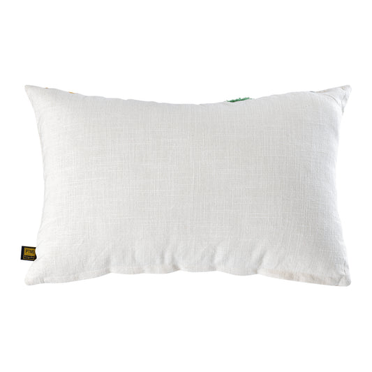Prinay Roze Rechthoekig Kussen Set van 2 met Borduurwerk en Stippen - 2 Sets 40x60x4 cm