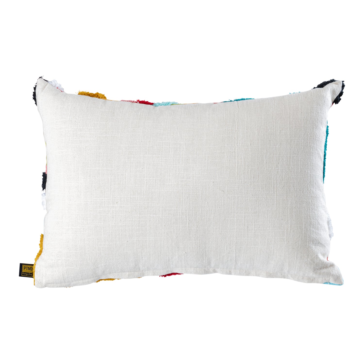 Courtneay Blauw Rechthoekig Borduurkussen Lijnen – Set van 2 Stuks - 2 Sets 40x60x4 cm