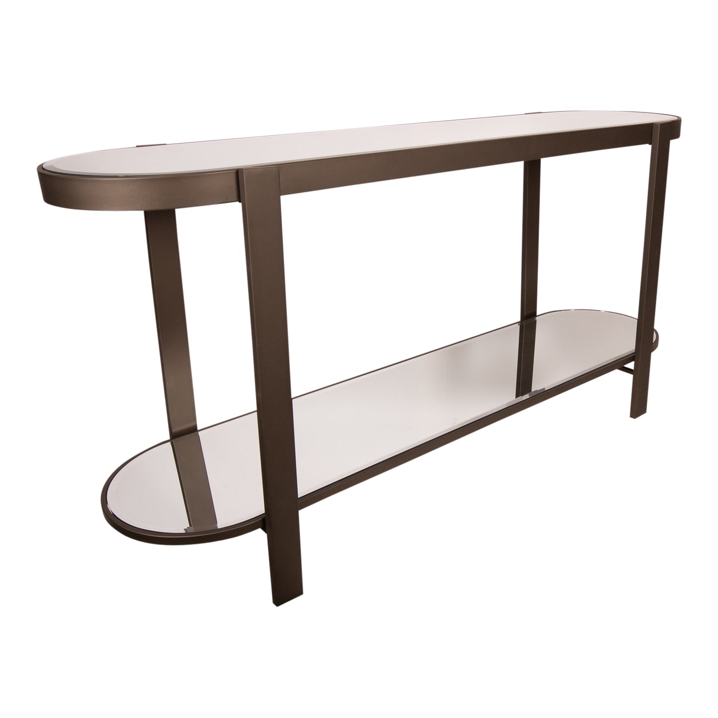 Yozan Console Table Mirror Metal Legs