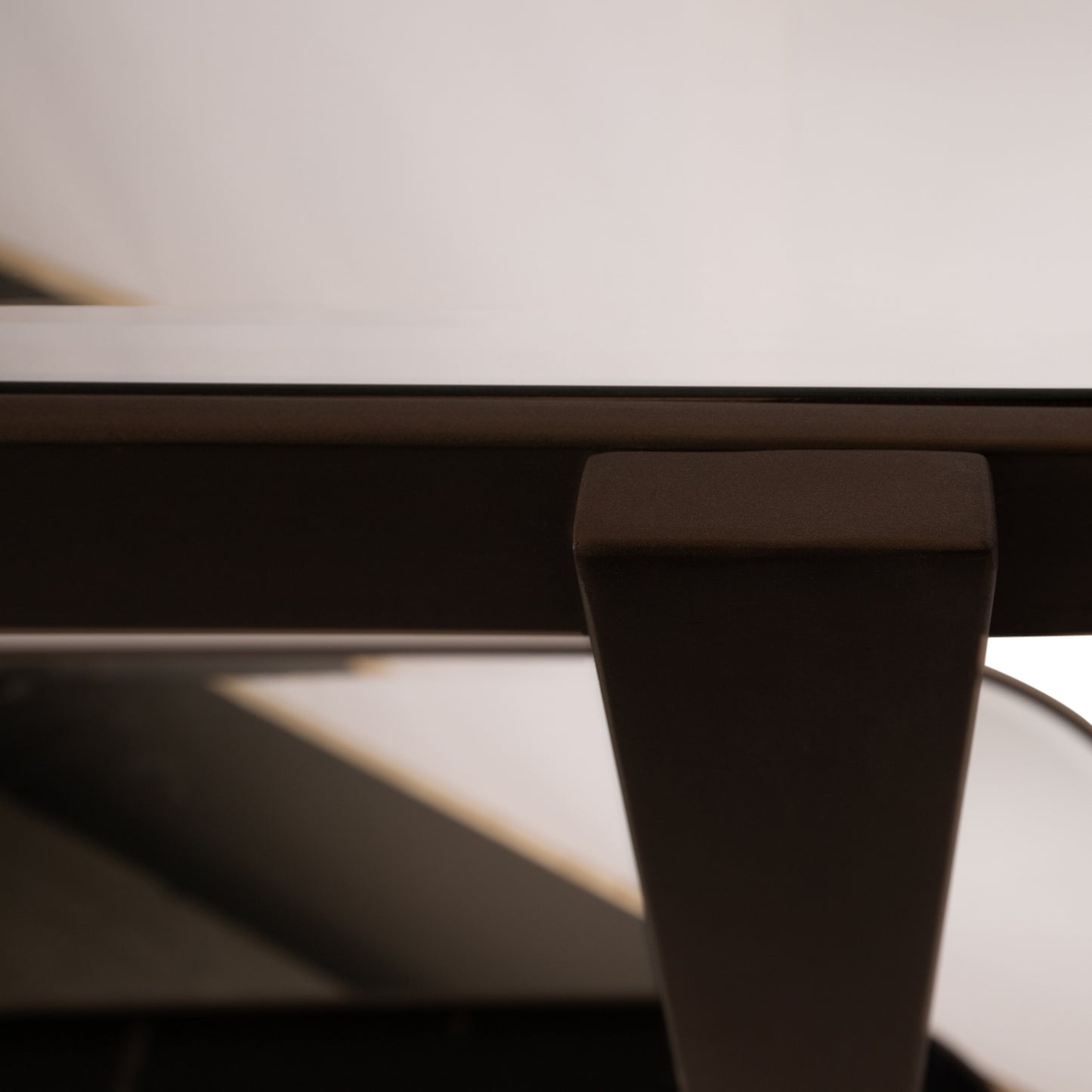 Yozan Console Table Mirror Metal Legs