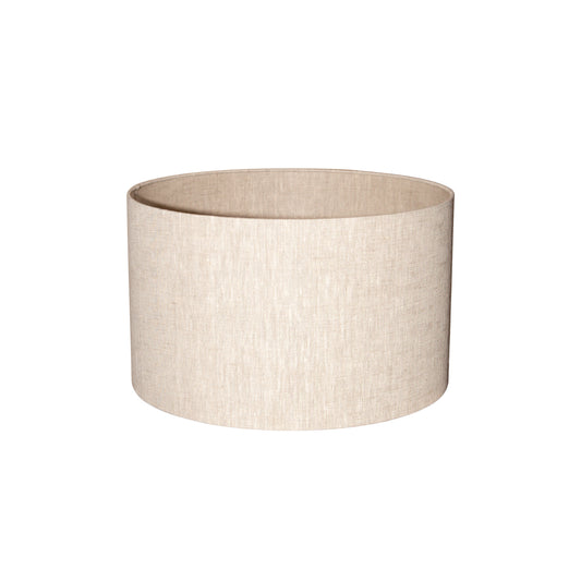 Rivvo Natural Cotton Linen Lampshade Round Low
