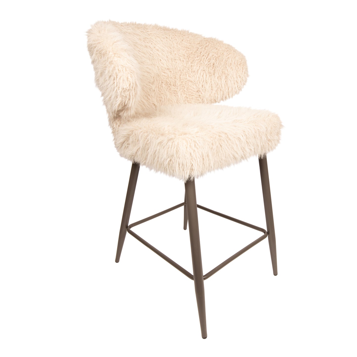 Ares Bar Chair Hair Beige (set of 2)