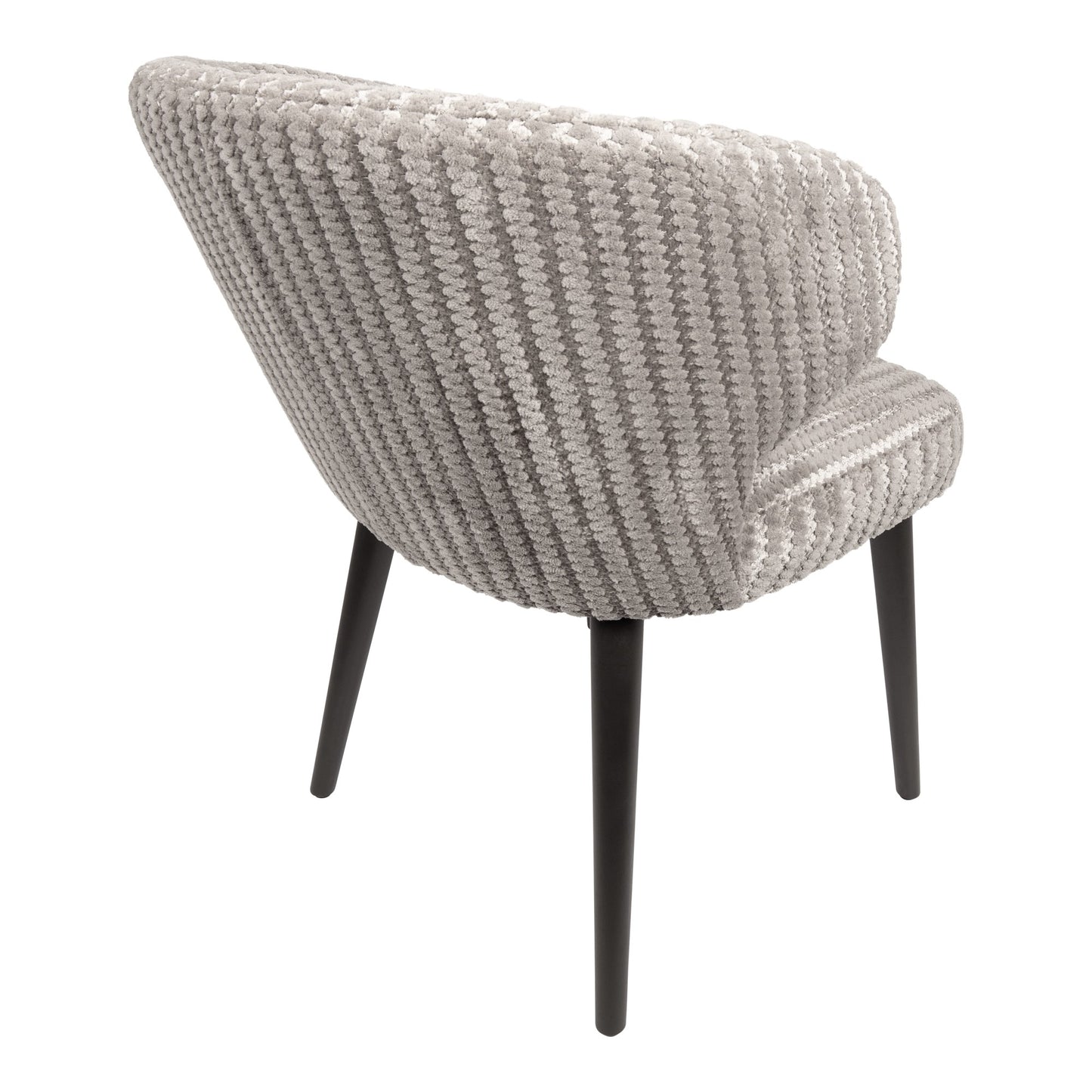 Fiori Beige 09 Dining Chair Dark Brown Wood Legs