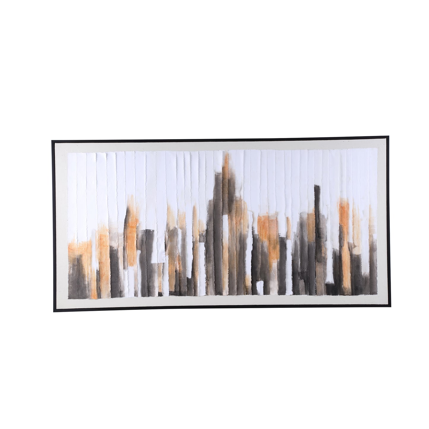 Gustas Bruin Wandpaneel Met Polystrips Rechthoekig 62.5x122.5x4.5 cm