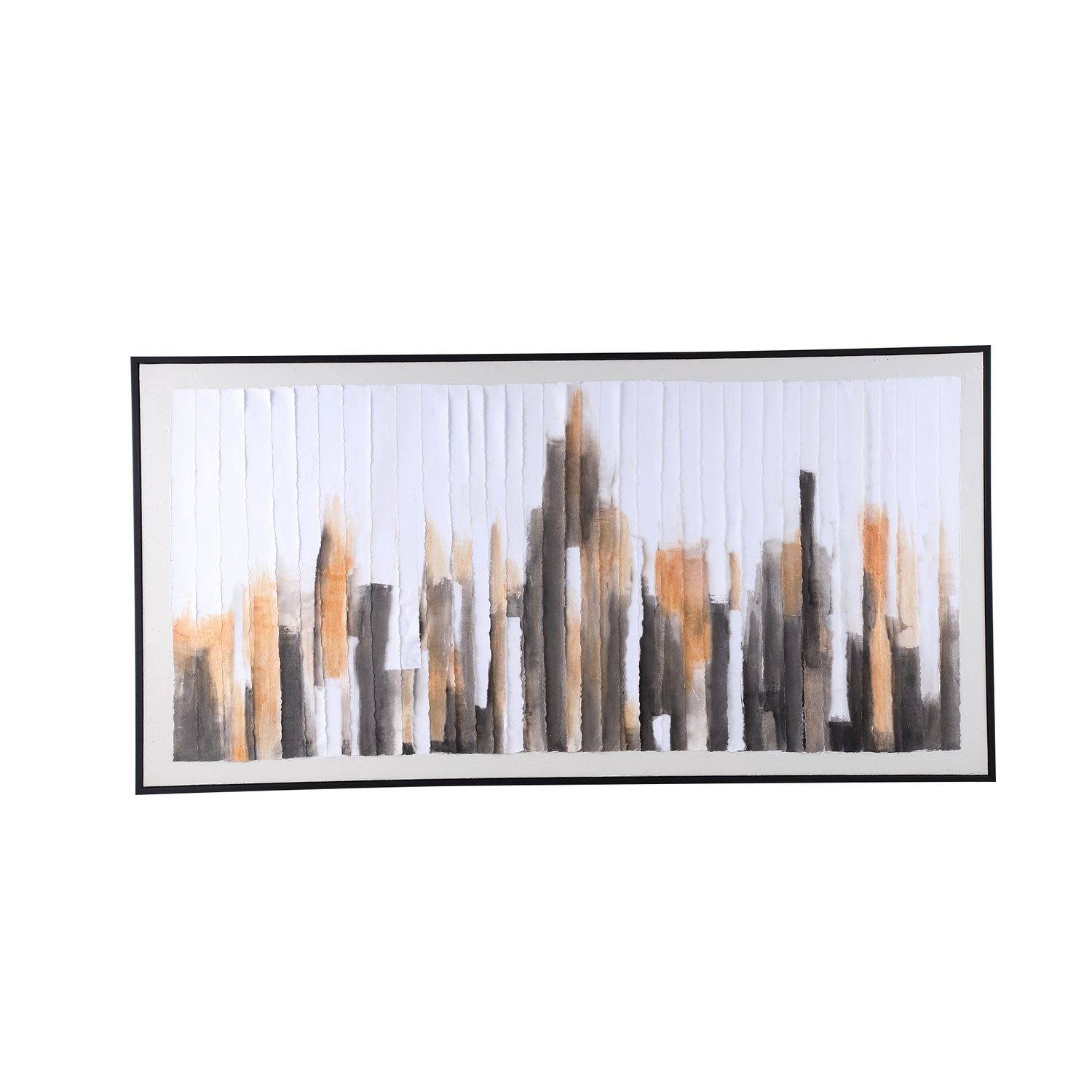 Gustas Bruin Wandpaneel Met Polystrips Rechthoekig 62.5x122.5x4.5 cm