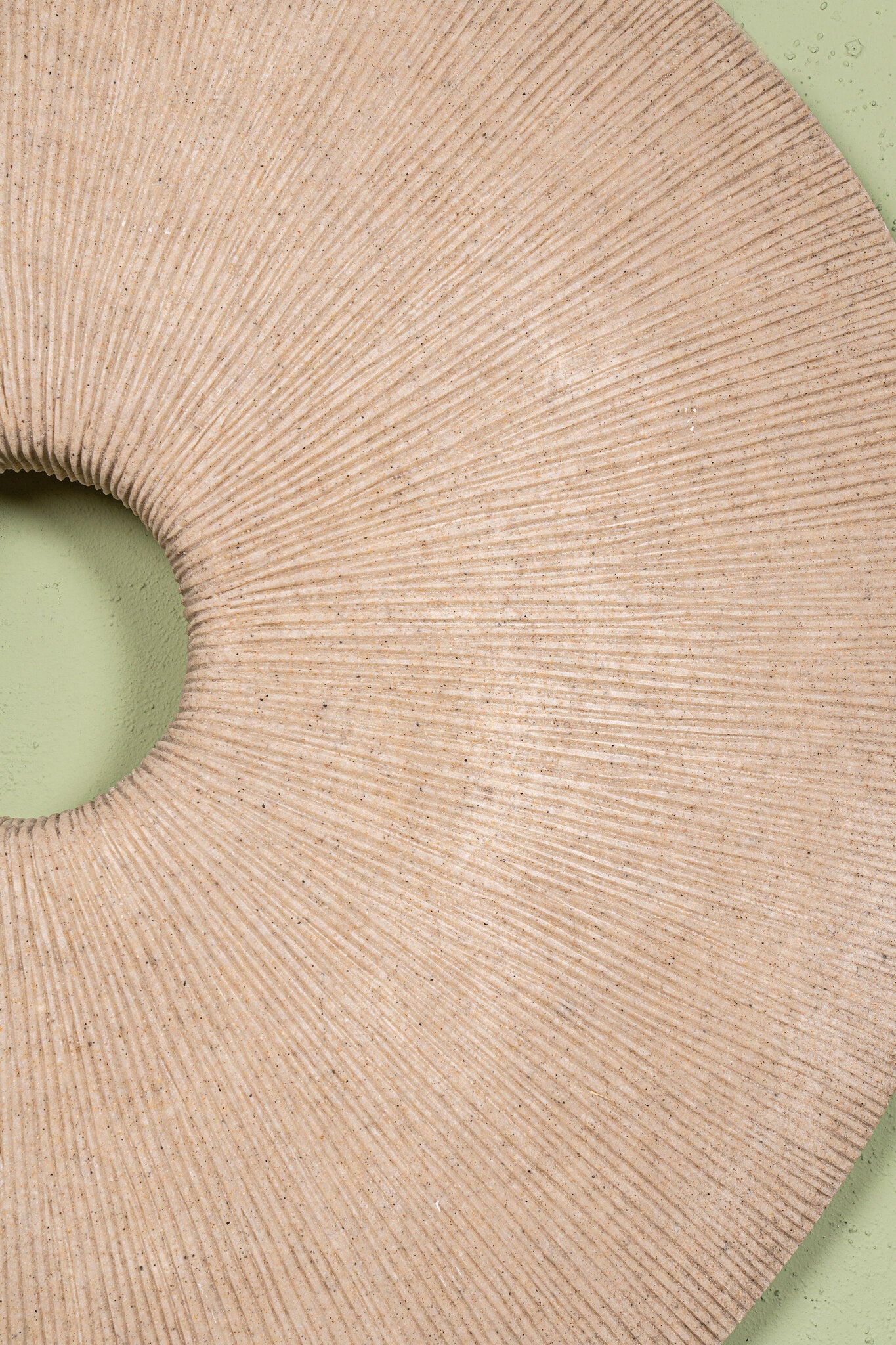 Kathelle Cream Poly Round Sandstone Wallpanel L