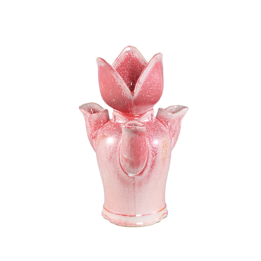Brigittee Pink Ceramic Tulip Shape Vase M