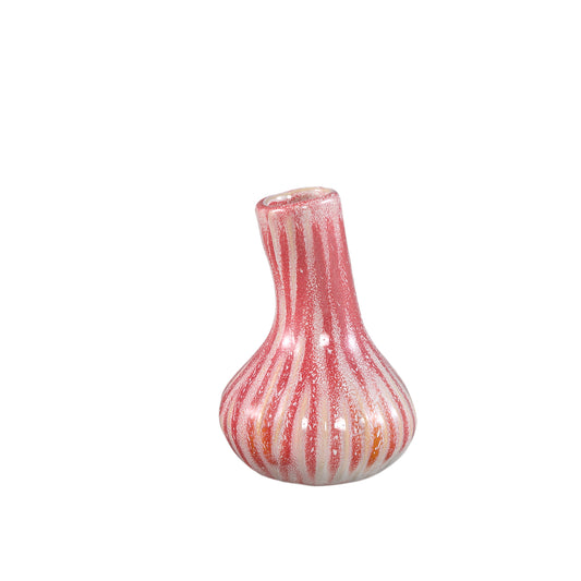 Jaclyne Roze Keramische Vaas Knoflookvorm Set van 6 - 6 Sets 11x7.5x7.5 cm