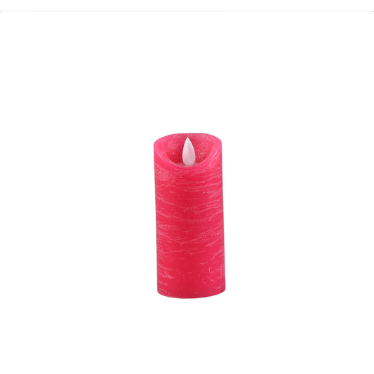 LED Kaars Bright Pink Bewegende Vlam XS Set van 12 Stuks - 12 Sets 12.5x5.5x5.5 cm