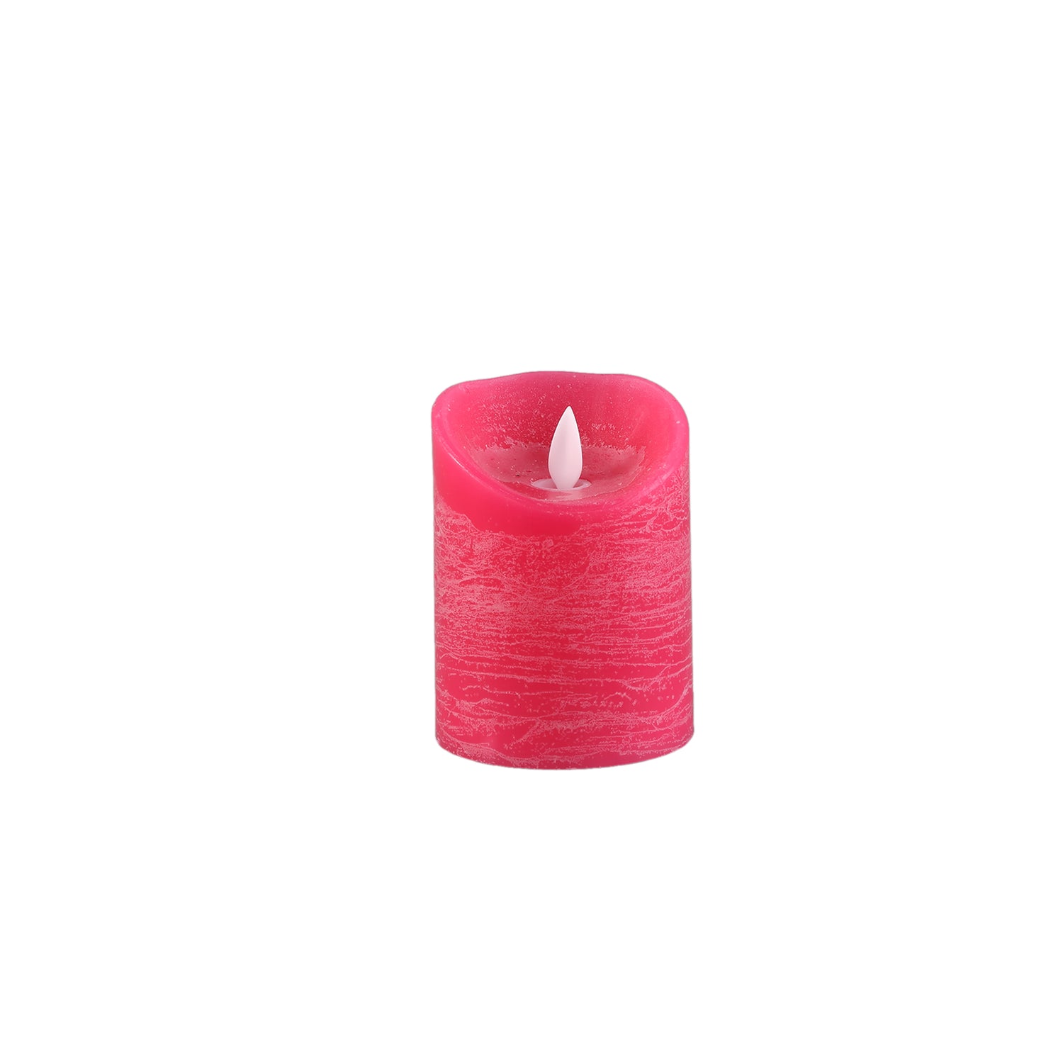 LED Light Kaars Bright Pink Bewegende Vlam S - Set van 12 Stuks - 12 Sets 10x7.5x7.5 cm