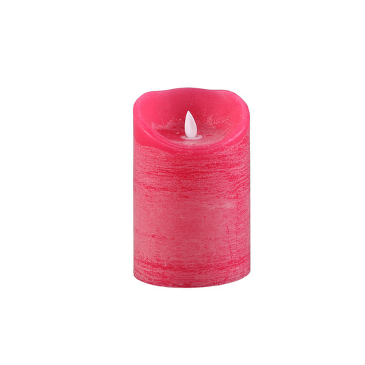 LED Light Candle Bright Pink Bewegende Vlam Set van 8 Stuks L - 8 Sets 15x10x10 cm