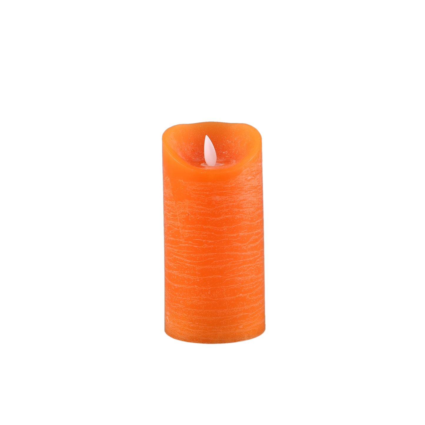 LED Licht Kaars Rustiek Oranje Bewegende Vlam M - Set van 12 15x7.5x7.5 cm