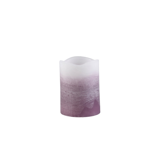 Led Light Kaars Lilac Ombre Flakkerend Vlameffect S - Set van 12 - 12 Sets 10x7.5x7.5 cm