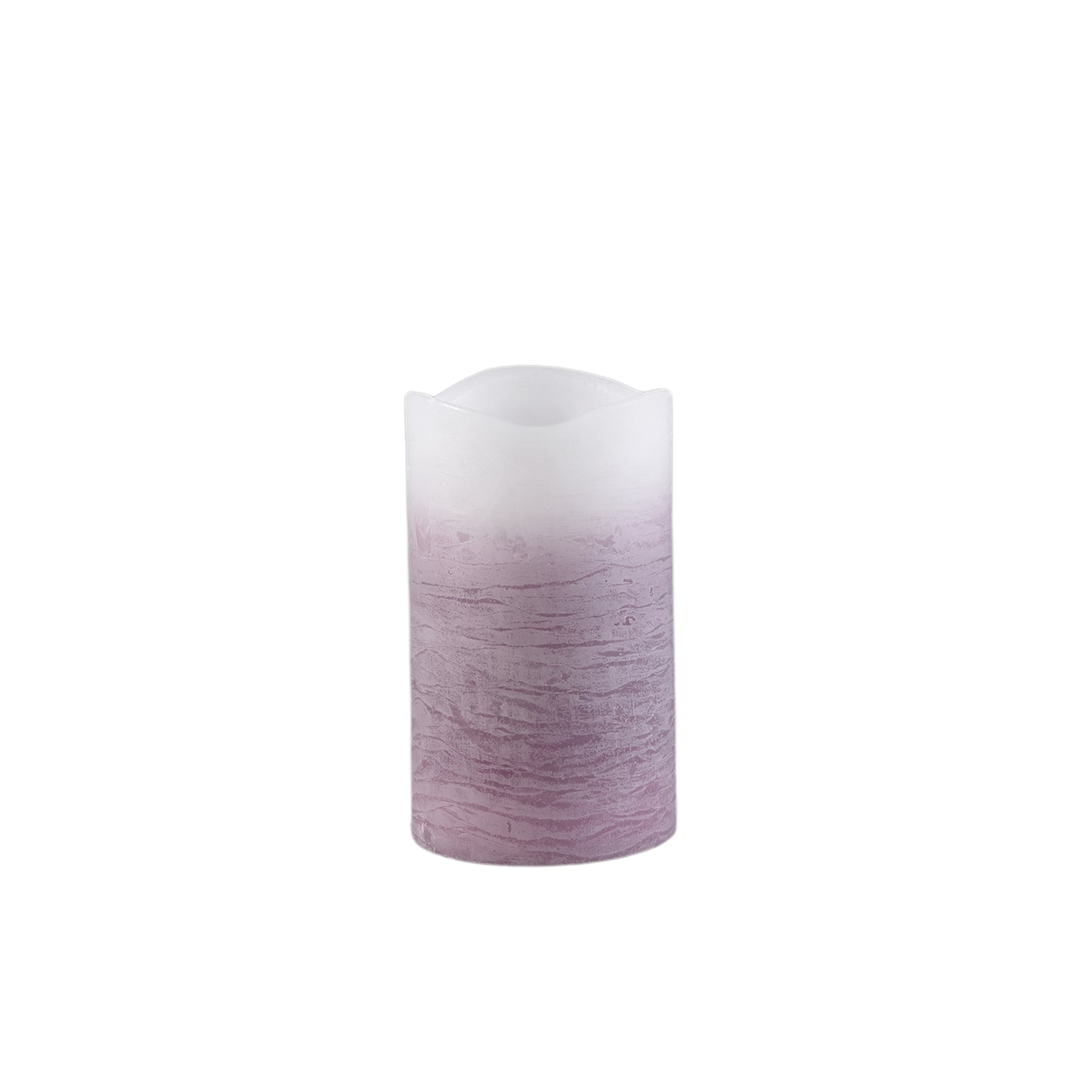 Led Light Kaars Lilac Ombre Flickering Flame M - Set van 12 Stuks - 12 Sets 12.5x7.5x7.5 cm