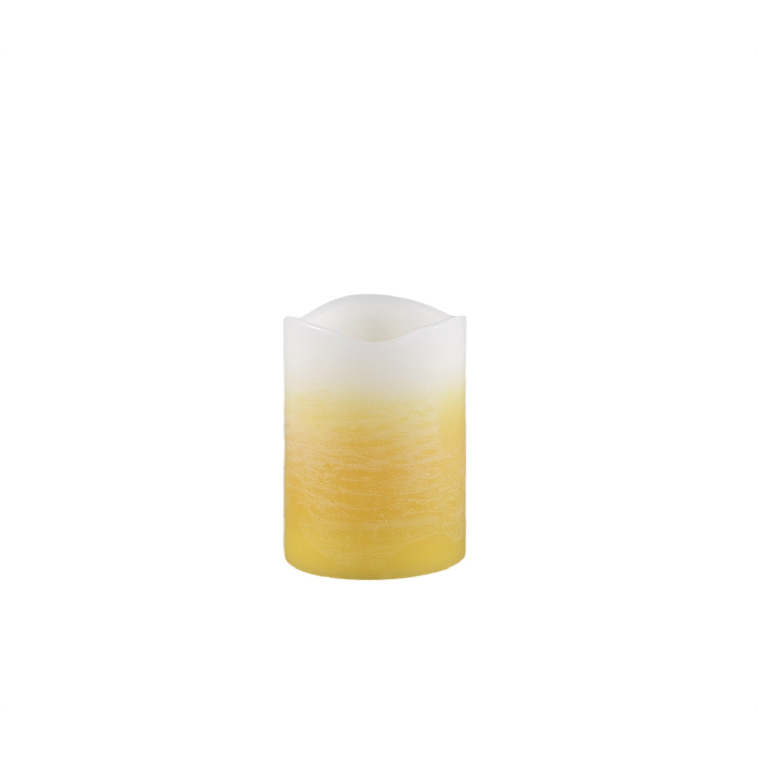 Led Light Kaars Geel Ombre Flakkerende Vlam S - Set van 12 - 12 Sets 10x7.5x7.5 cm
