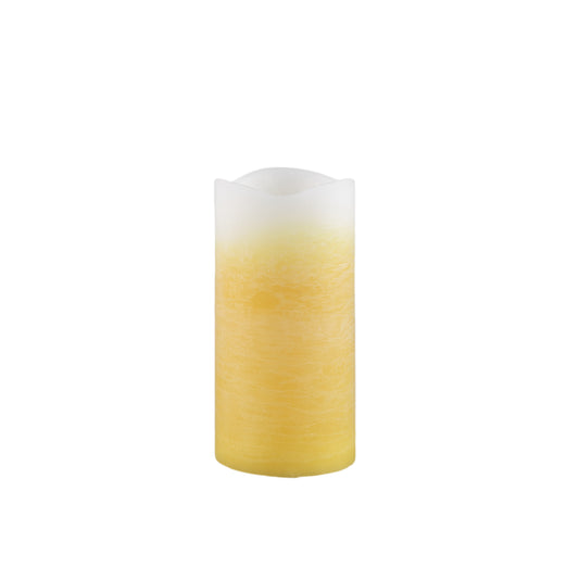 Led Light Kaars Geel Ombre Flackerend Vlameffect L - Set van 12 15x7.5x7.5 cm