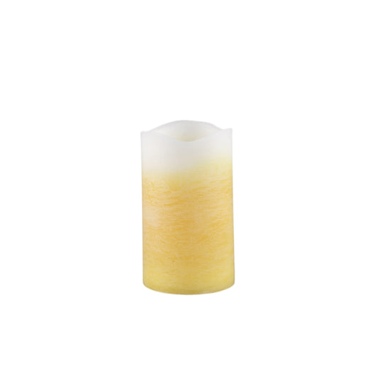 Led Light Kaars Geel Ombré Flikkerende Vlam M - Set van 12 12.5x7.5x7.5 cm