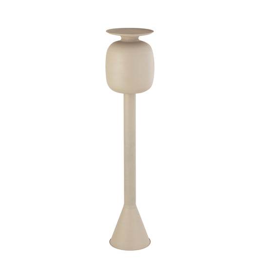 Dainah Crème Ijzeren Pot Op Lange Voet Groot 138x31x31 cm