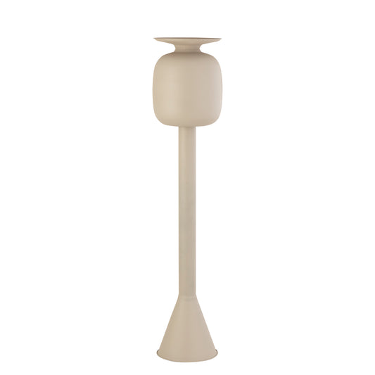 Dainah Crème Ijzeren Pot Op Lange Voet Groot 138x31x31 cm