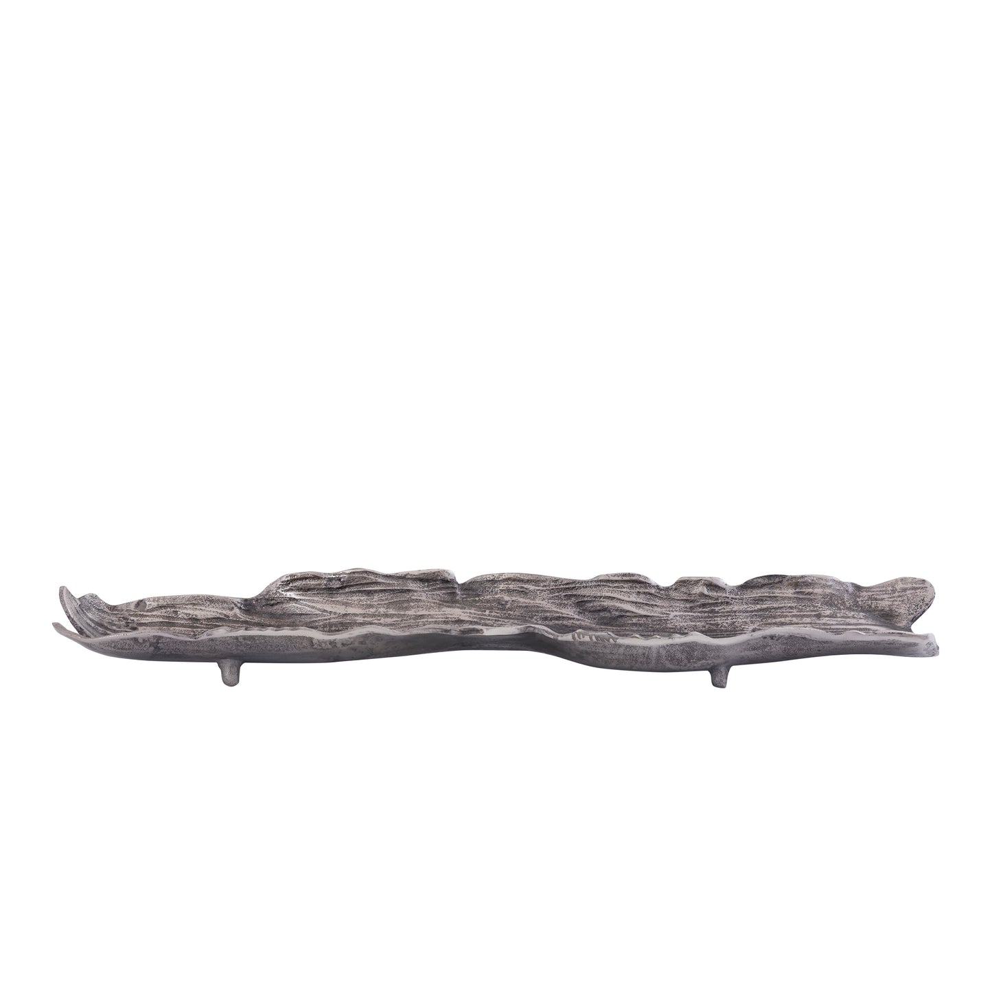 Lukne Nikkel Gegoten Aluminium Golvende Schaal Rechthoek L – Set van 4 - 4 Sets 5x77x20 cm