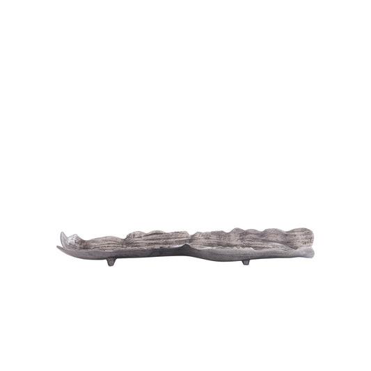 Lukne Nickle Casted Alu Wavy Bowl Rectangle S