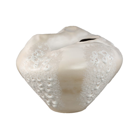 Dangelo Crème Keramische Vaas Onregelmatig XL 32x44x43.5 cm
