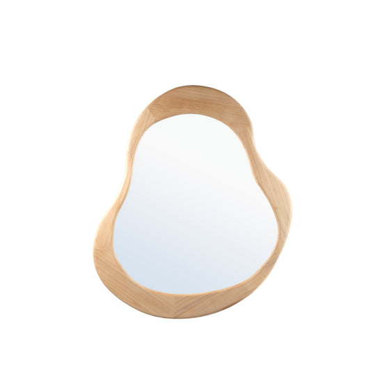 Barragh Natural Solid Wood Organic Mirror