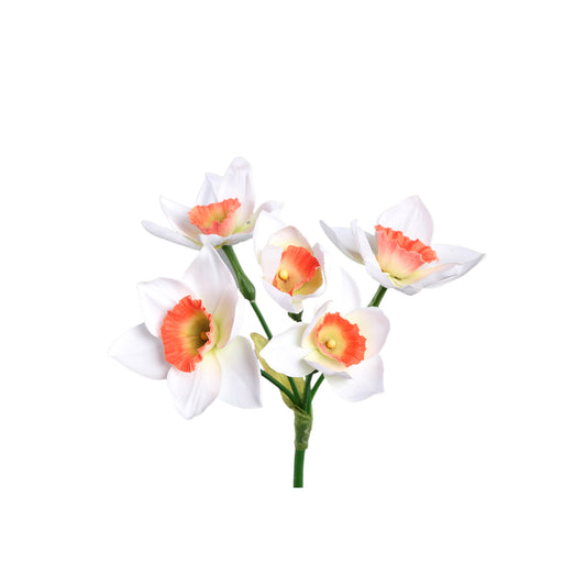 Garden Flower Witte Narcis Spray - Set van 12 50x13x15 cm