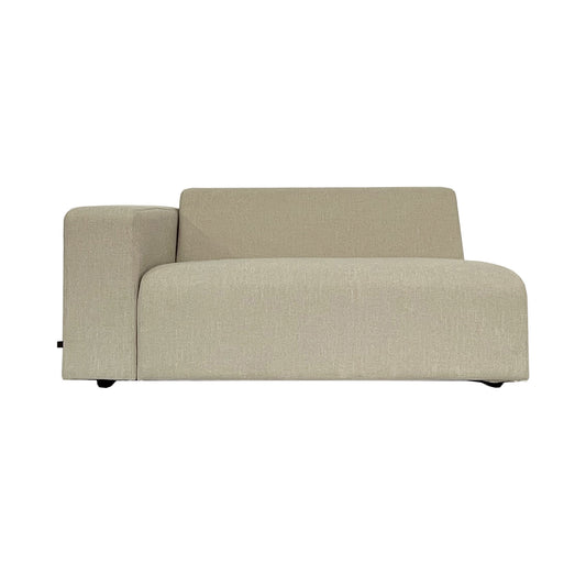 Max Sofa Beige All Weather Outdoor Seat Arm Left