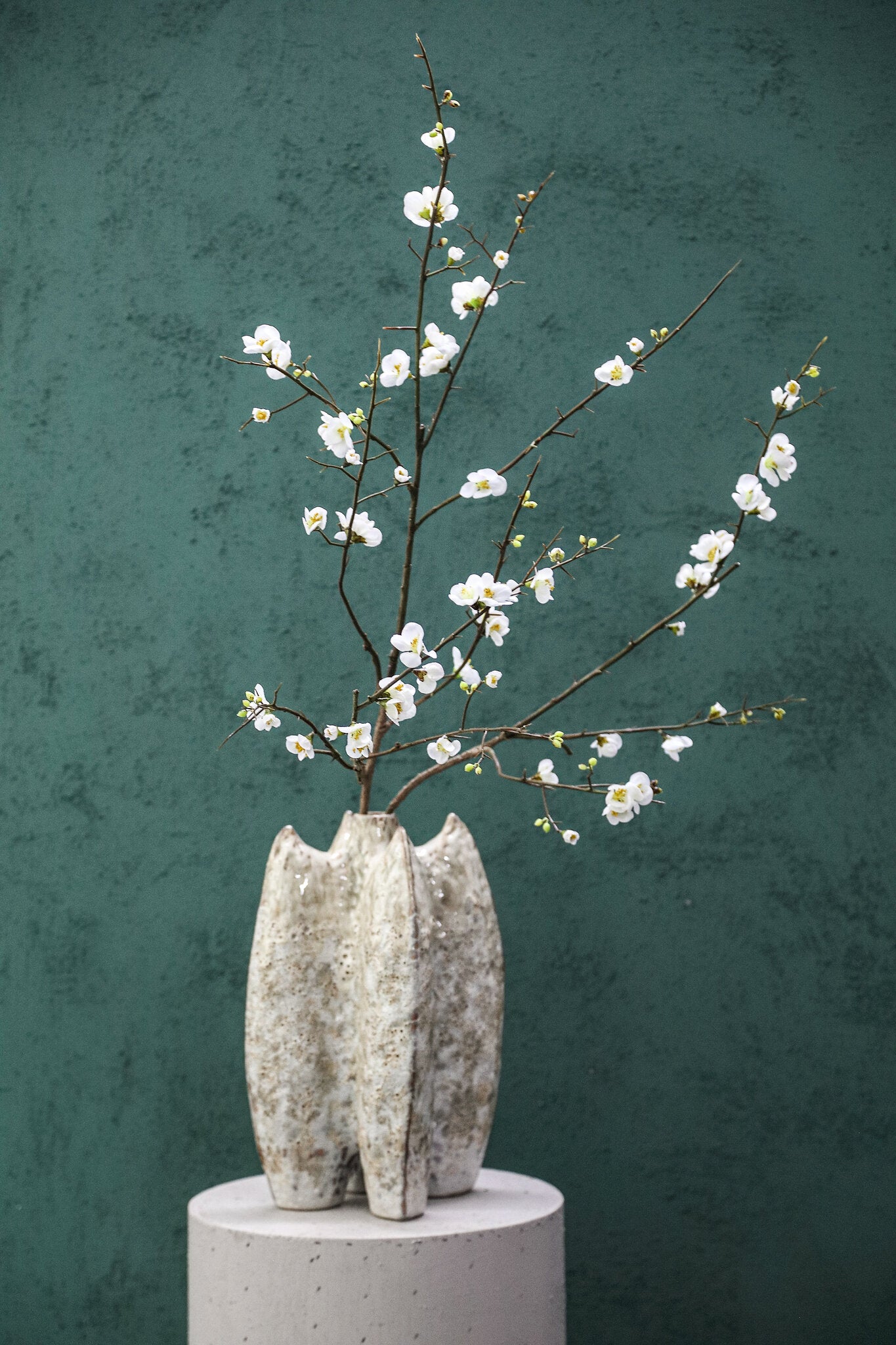 Blossom Japanse Bloesem Kunsttak Wit Groot - Set van 6 137x81.5x79 cm