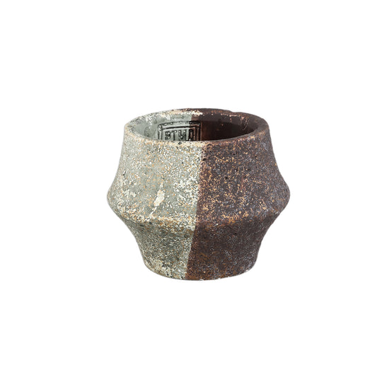 Husna Grijs Halfronde Cementpot UFO XS – Set van 12 Stuks - 12 Sets 8x10x10 cm