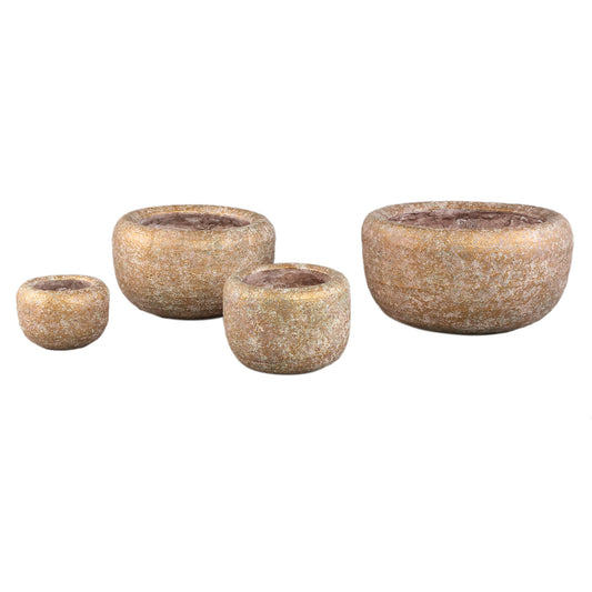 Skye-Leigh Taupe Cementpot Rond XL 20x36x36 cm
