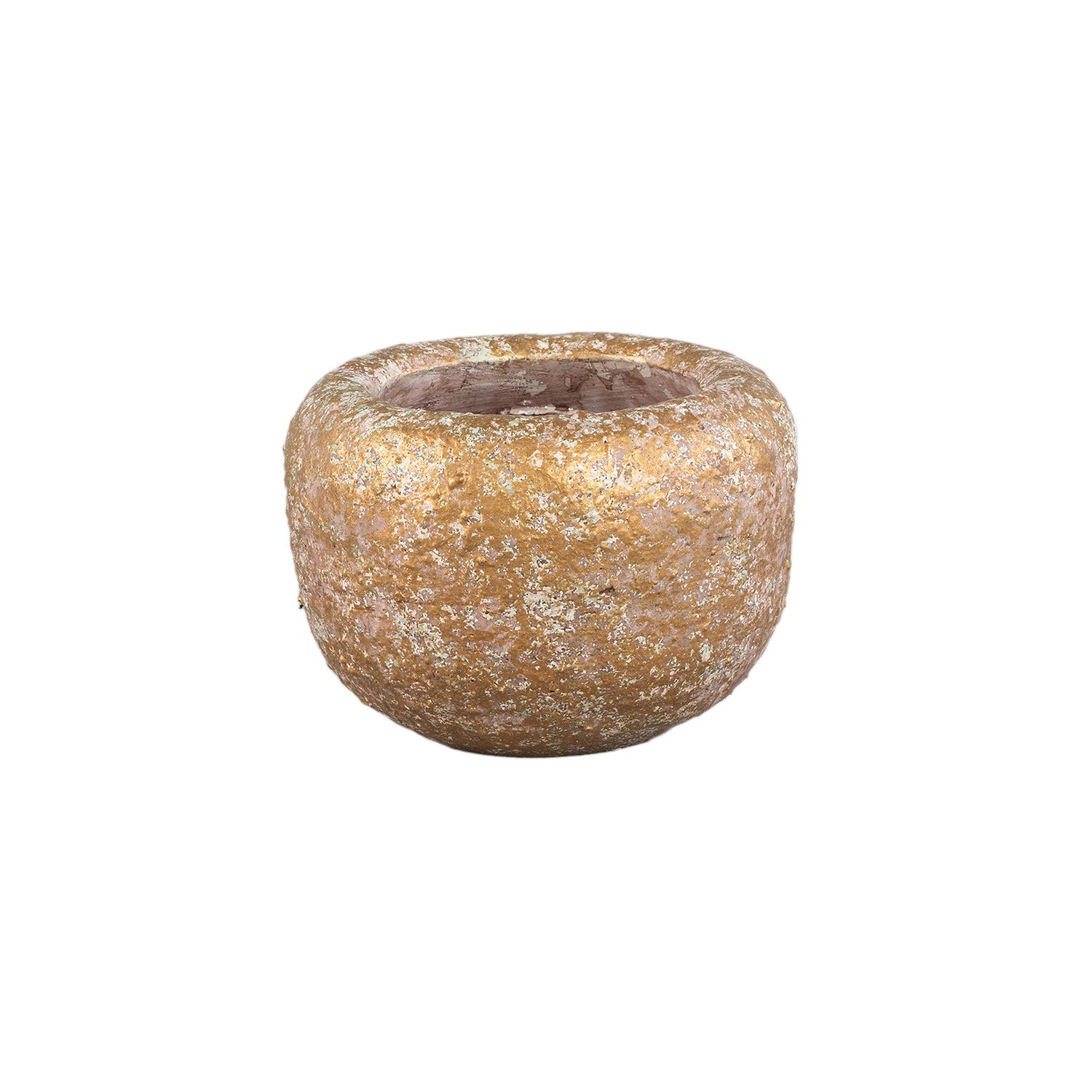 Skye-Leigh Taupe Cementpot Rond S Set van 12 Stuks - 12 Sets 10x15.5x15.5 cm