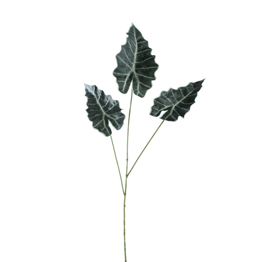 Leaves Plant Groene Alocasia Bladeren Spray - Set van 12 111x53x52 cm