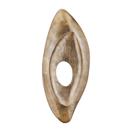 Kellaine Messing Gegoten Aluminium Wandpaneel Groot 80x32x4 cm