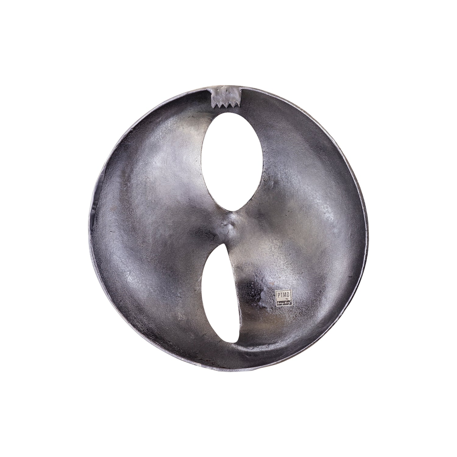 Deuie Nickelvergulde Gegoten Aluminium Wandpaneel Afgerond Klein 45x45x10 cm