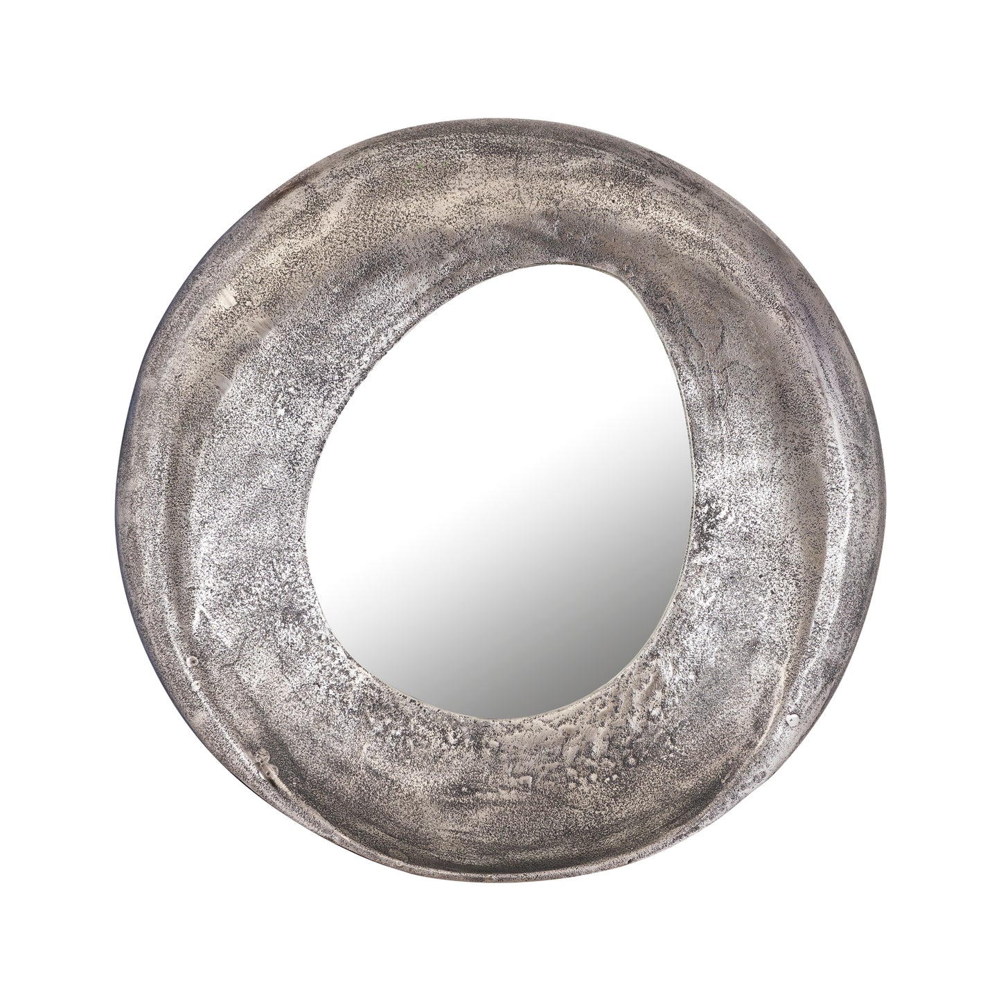 Daweson Nikkel Gietaluminium Spiegel Open Rond 60x60x7 cm