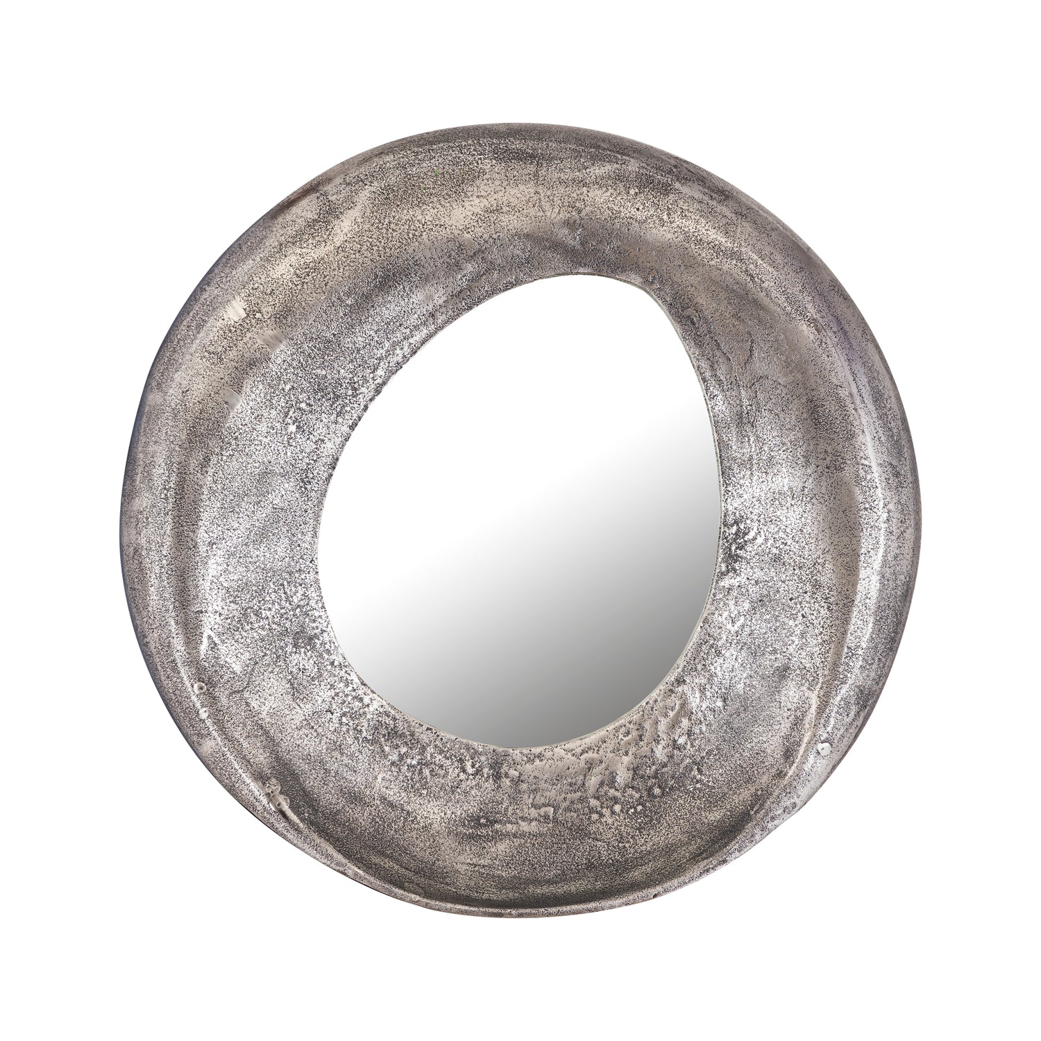 Daweson Nikkel Gietaluminium Spiegel Open Rond 60x60x7 cm
