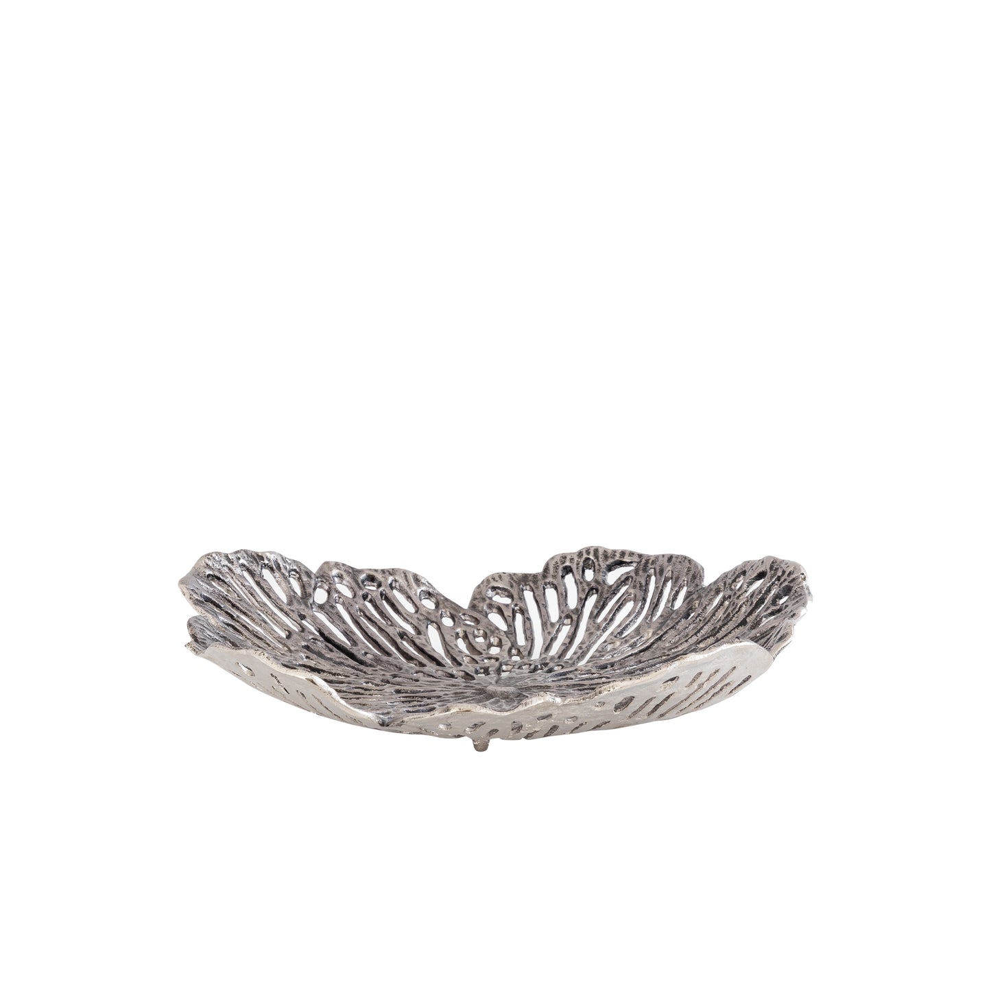 Ryhann Nickel Casted Alu Flower Wall Deco Bowl M