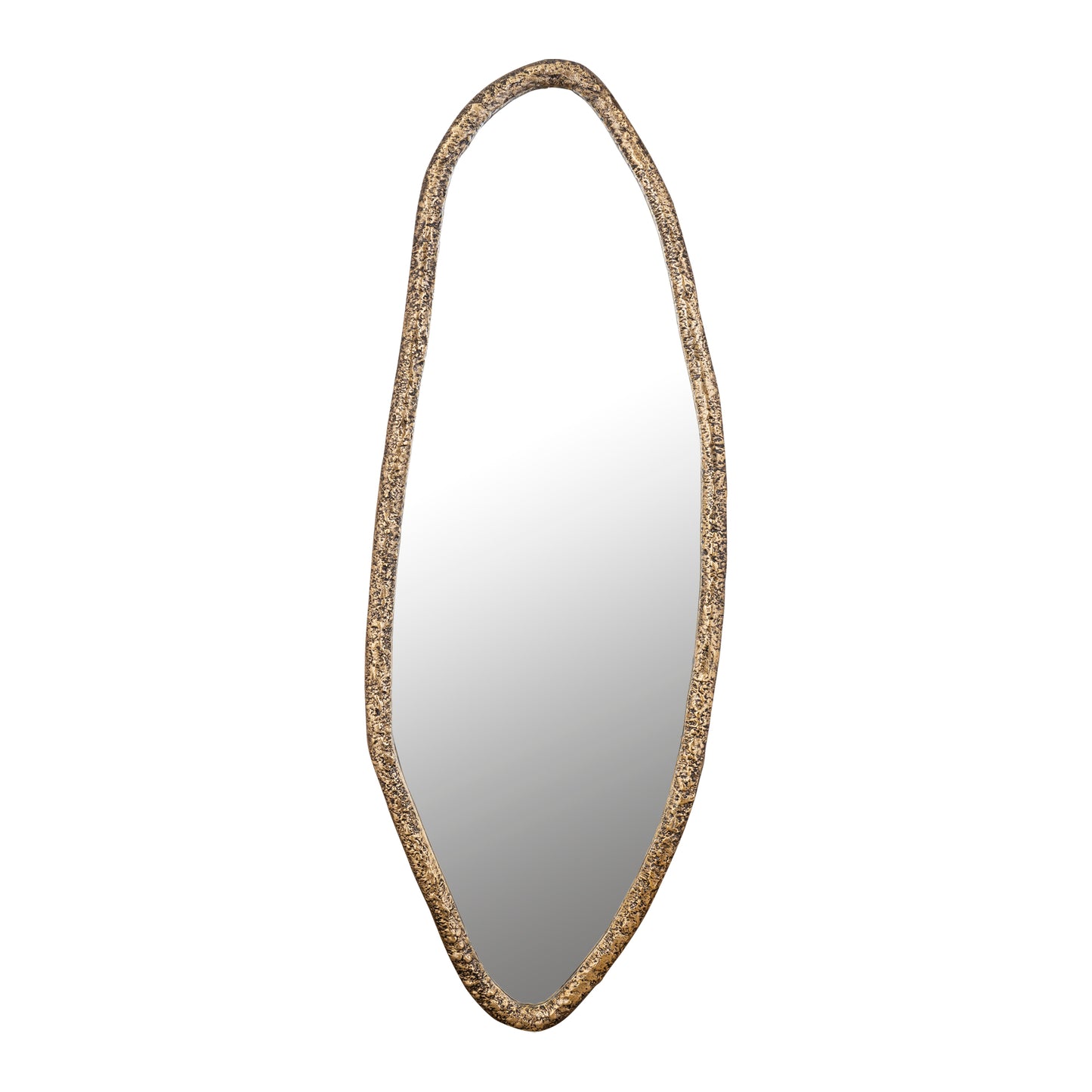 Paislie Messing Organische Spiegel Ovaal 150x56x3 cm