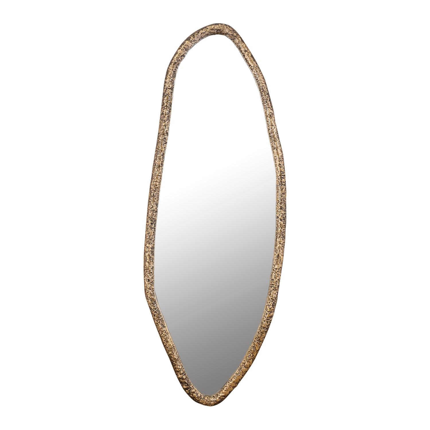 Paislie Messing Organische Spiegel Ovaal 150x56x3 cm