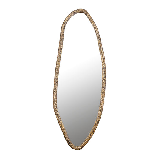 Paislie Messing Organische Spiegel Ovaal 150x56x3 cm