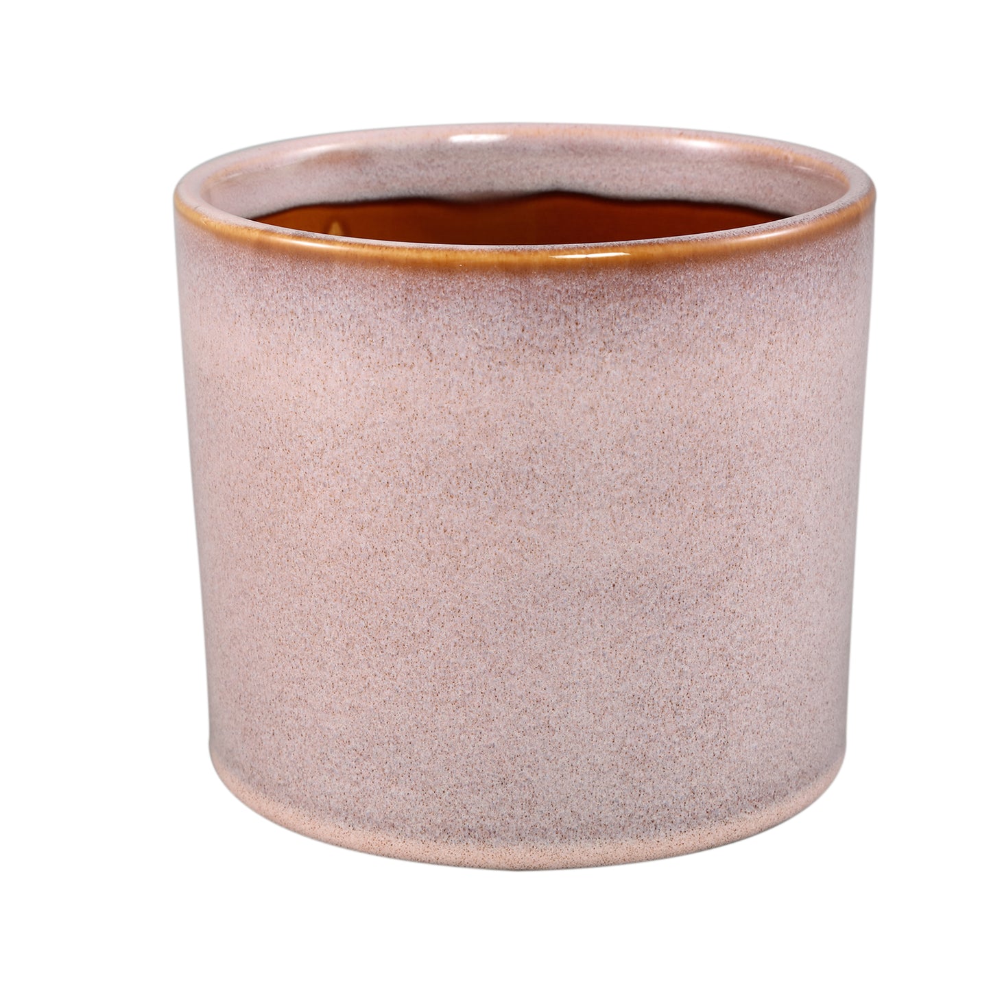 Mary Roze Keramische Pot Rond Recht Glad Set van 6 - 6 Sets 15.5x17x17 cm
