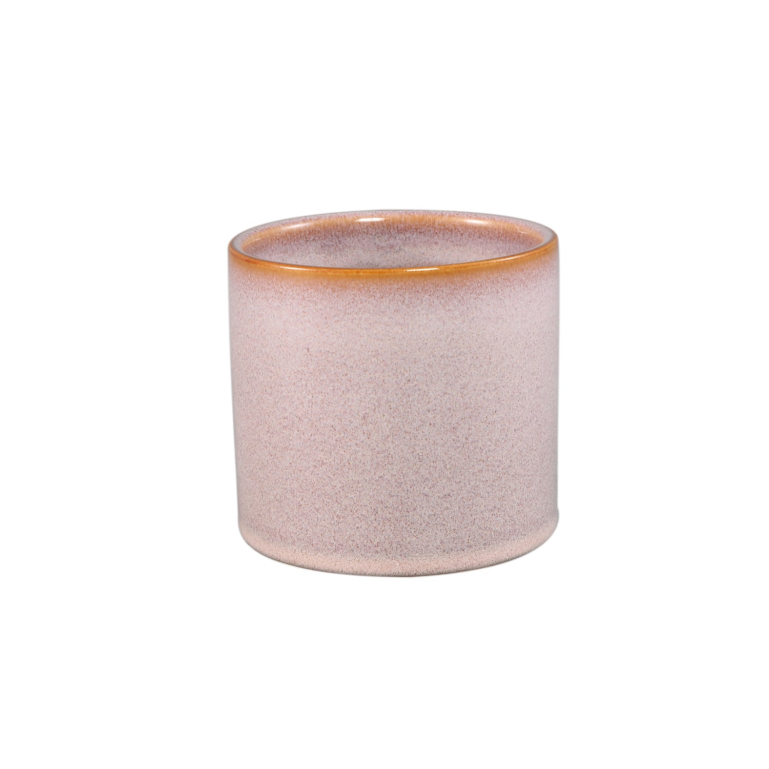 Mary Roze Keramische Pot Rond Recht Glad S - Set van 12 Stuks - 12 Sets 9x10x10 cm