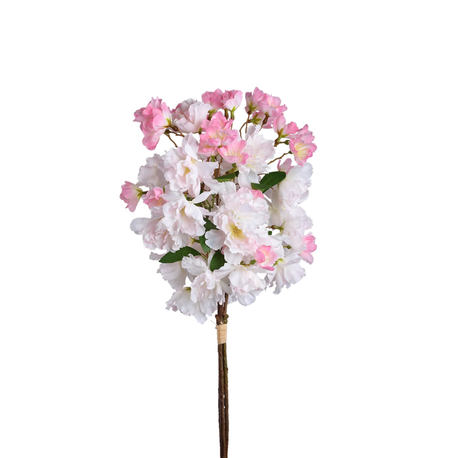 Blossom Flower Helder Roze Struik 3-delige Set Korte Uitvoering - Set van 12 50x25x20 cm