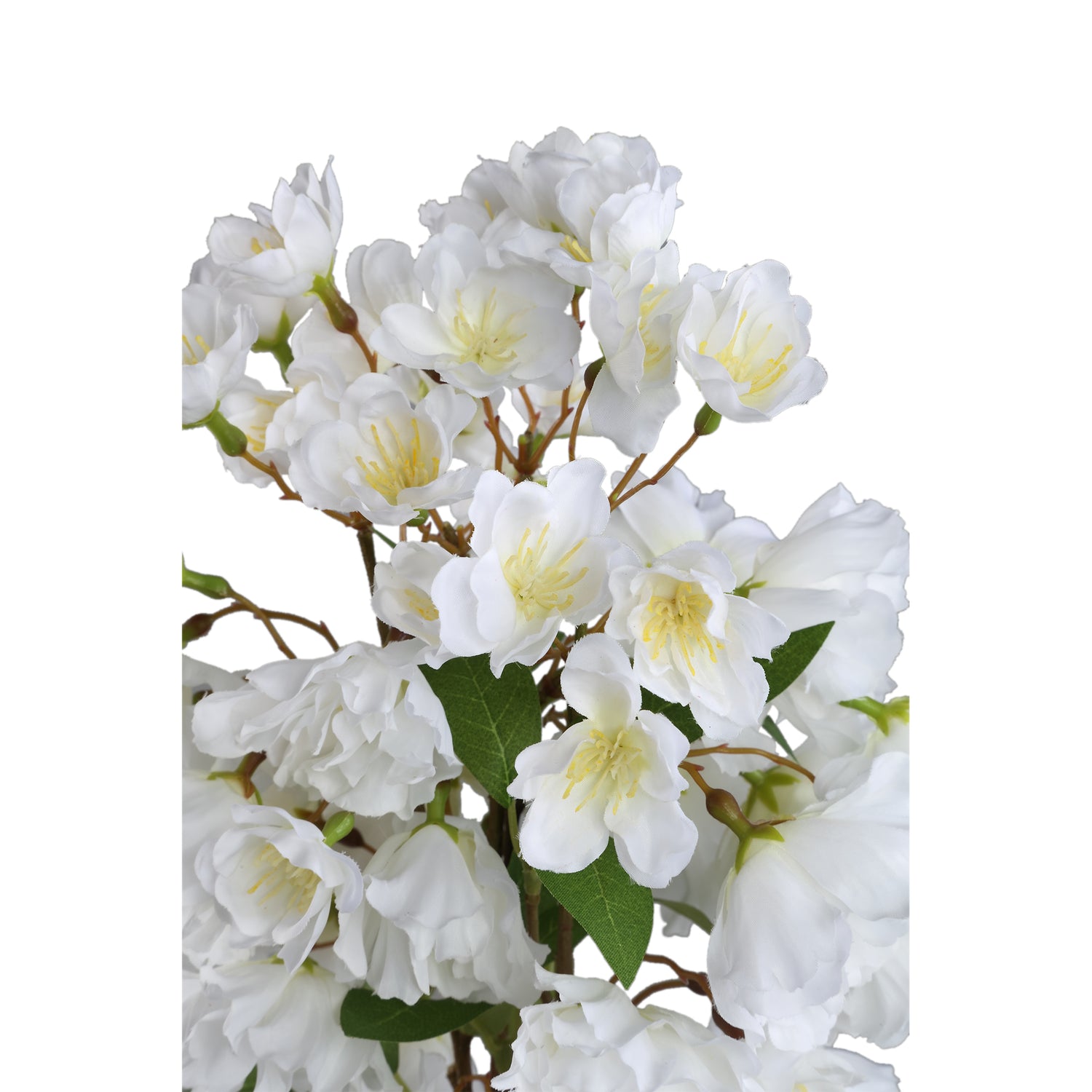 Blossom Flower Witte Struik Set van 12 Stuks Short - 12 Sets 50x25x20 cm