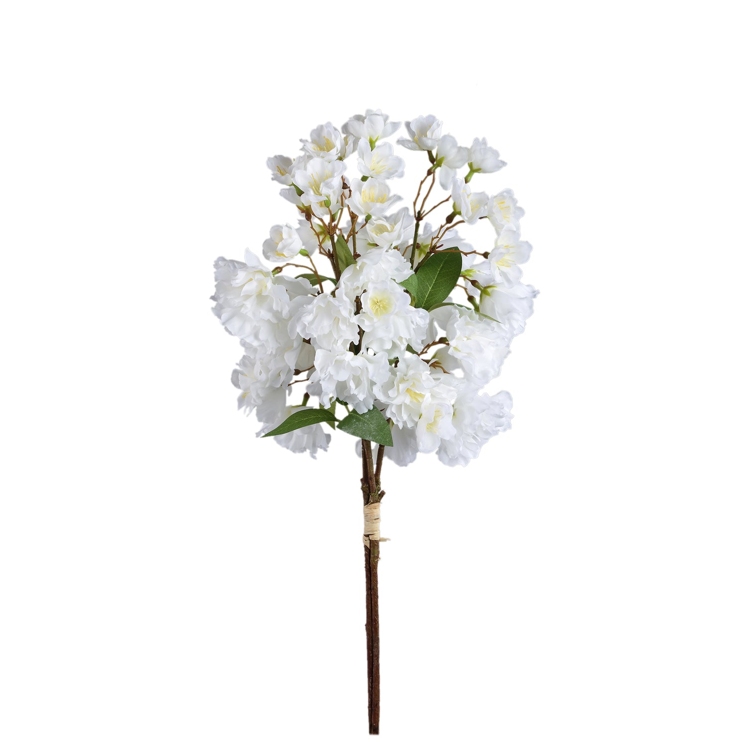 Blossom Flower Witte Struik Set van 12 Stuks Short - 12 Sets 50x25x20 cm
