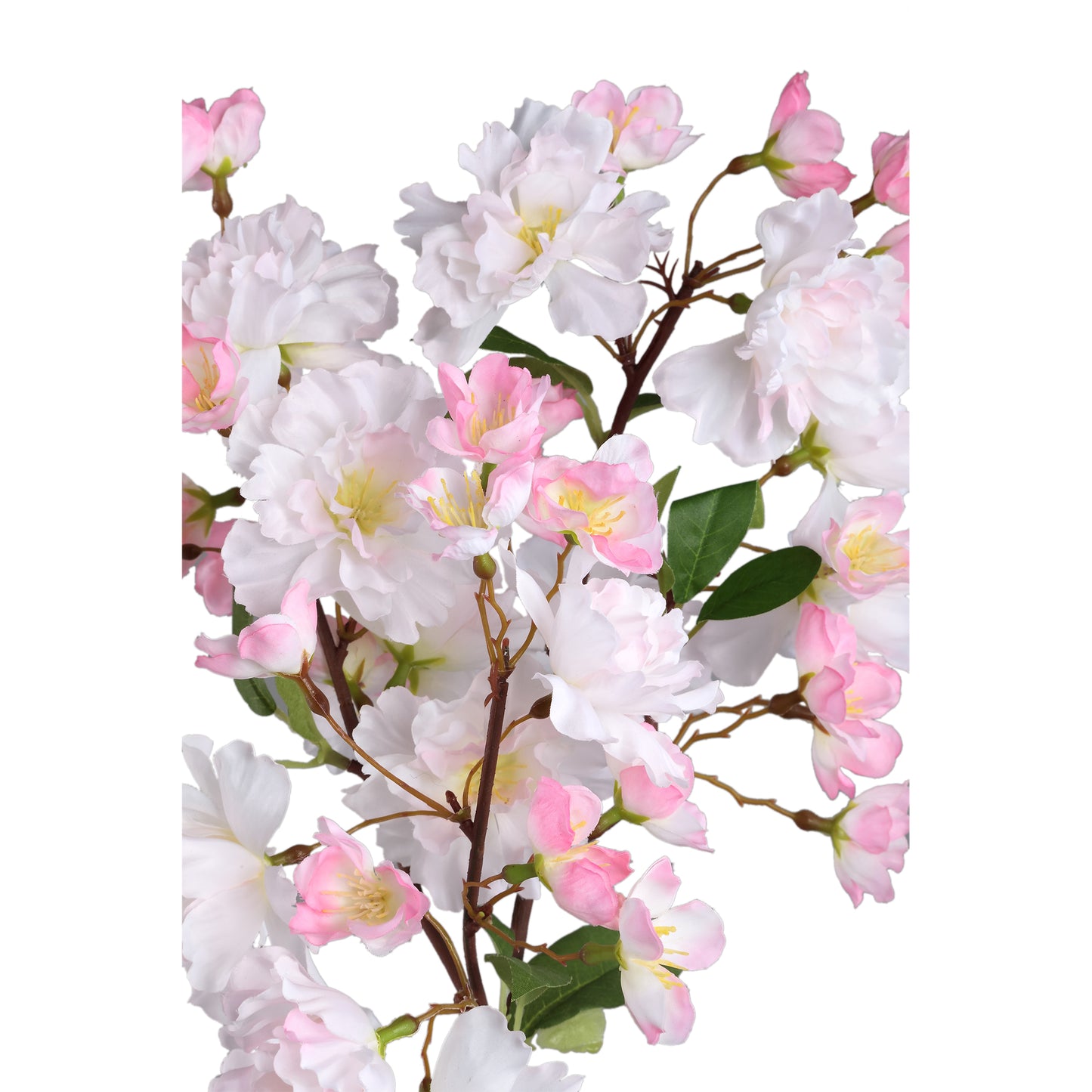 Blossom Flower Fel Roze Spray Lang - Set van 12 70x30x25 cm